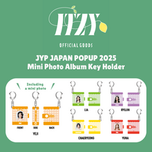 Load image into Gallery viewer, [PREORDER] ITZY &#39;JYP JAPAN POPUP STORE 2025&#39; Official MD - MINI PHOTO ALBUM KEY HOLDER
