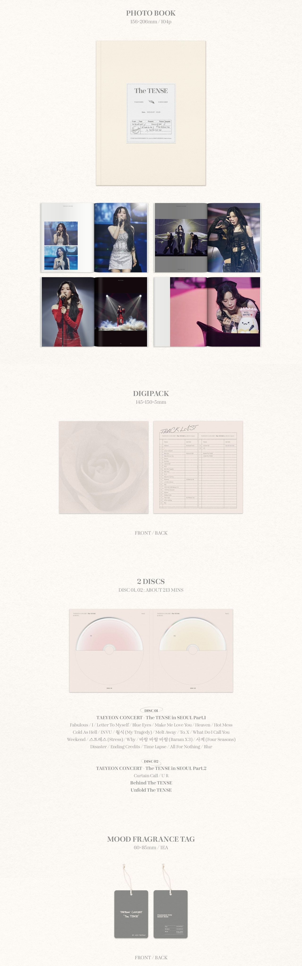 K-POP・アジア TAEYEON Concert The TENSE Memory Box TAEYEON CONCERT THE TENSE MEMORY BOX (BLU-RAY) - Kpop USA