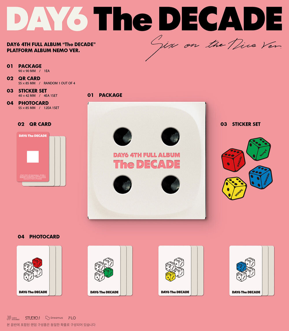 [PREORDER] DAY6 4th Full Album 'The DECADE' (Nemo Ver.)