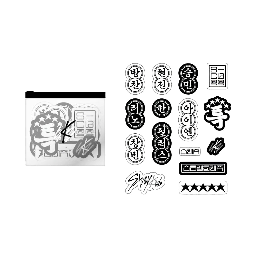 Stray Kids ★★★★★ (5-STAR) POP-UP STORE OFFICIAL MD - STICKER SET