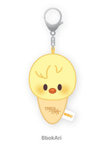 Load image into Gallery viewer, Stray Kids 'THIS &amp; THAT' Pop-Up Store Official MD - Plush Keyring (Ice Cream Ver.)
