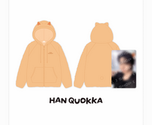Load image into Gallery viewer, [PREORDER] Stray Kids World Tour 'RUN IT SEOUL' Official MD - SKZOO Fleece Hood Zip-Up
