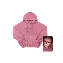 Load image into Gallery viewer, aespa &#39;SYNK: PARALLEL LINE ENCORE&#39; Official MD - Pink Hoodie Zip-Up Set
