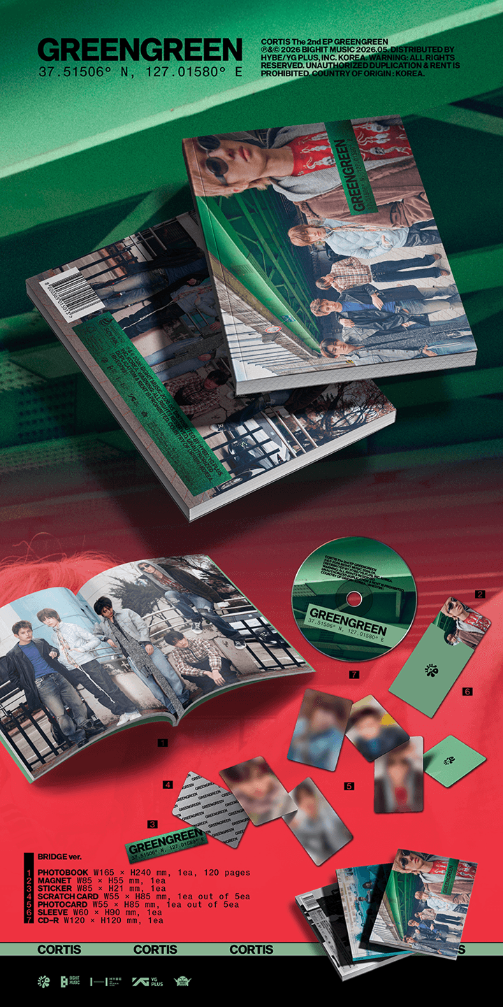 【CORTIS 】2nd mini アルバム 3形態x3 GREENGREEN CORTIS 2nd Mini Album 'GREENGREEN' – K-POP BAZAAR