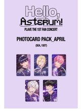 Load image into Gallery viewer, PLAVE &#39;WAY 4 LUV&#39; &amp; &#39;Hello, Asterum!&#39; OFFICIAL MD - Photocard Pack (April)
