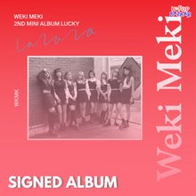 Load image into Gallery viewer, Weki Meki 2nd Mini Album 'Lucky' (Weki ver.) - Signed by All Members
