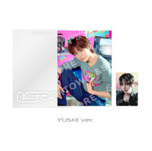 Load image into Gallery viewer, [PREORDER] NCT WISH 'I SPY' Pop-Up 'WISH LAND' Official MD - Postcard + Hologram Photocard Set
