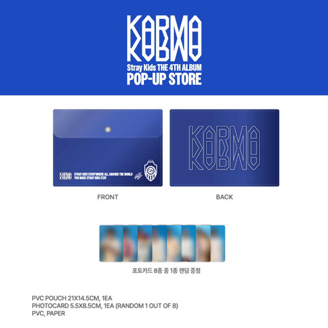 stray kids KARMA POPUP リノセット Stray Kids KARMA POPUP PVC POUCH リノ セット
