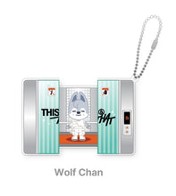 Load image into Gallery viewer, Stray Kids 'THIS &amp; THAT' Pop-Up Store Official MD - SKZOO Capsule Acrylic Keyring
