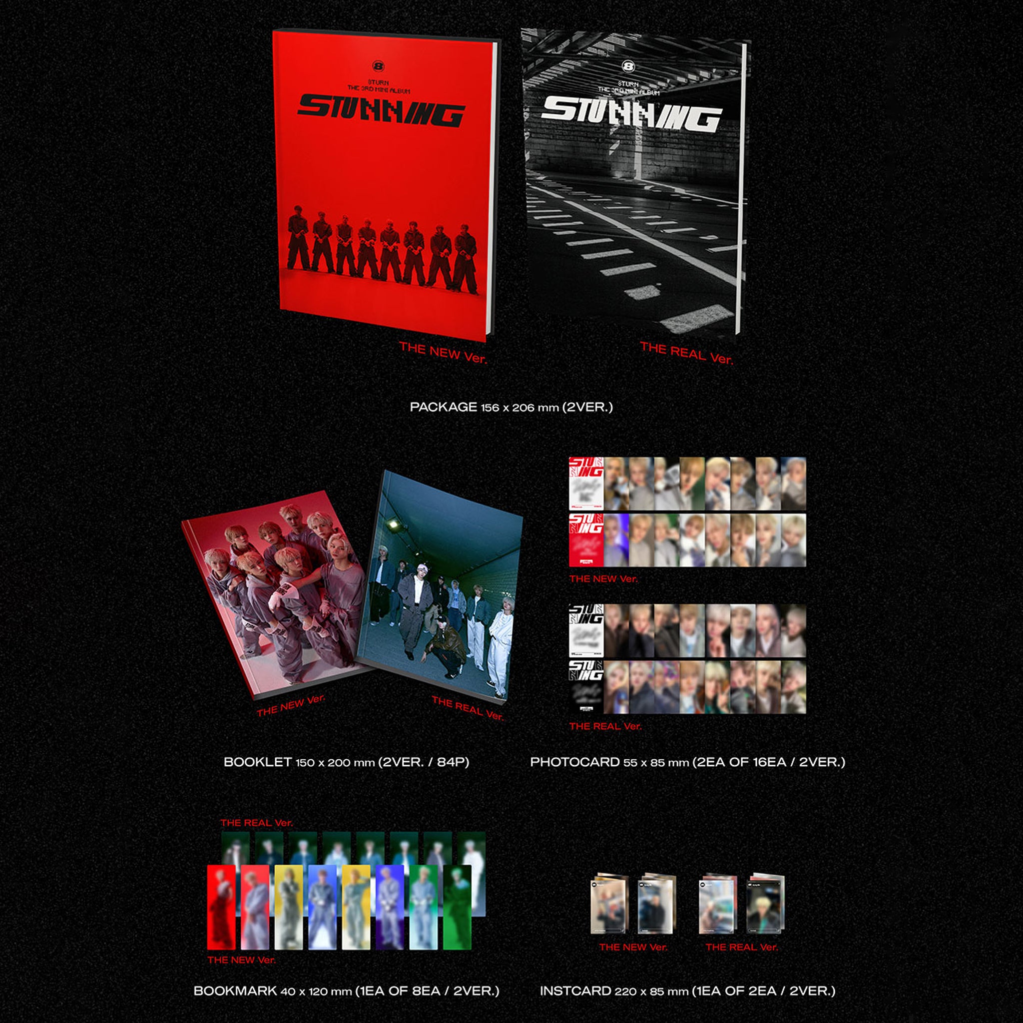 8TURN 3rd Mini Album 'STUNNING' – K-POP BAZAAR