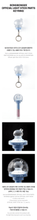 Load image into Gallery viewer, SEVENTEEN BONGBONGEE Official Light Stick Parts Keyring
