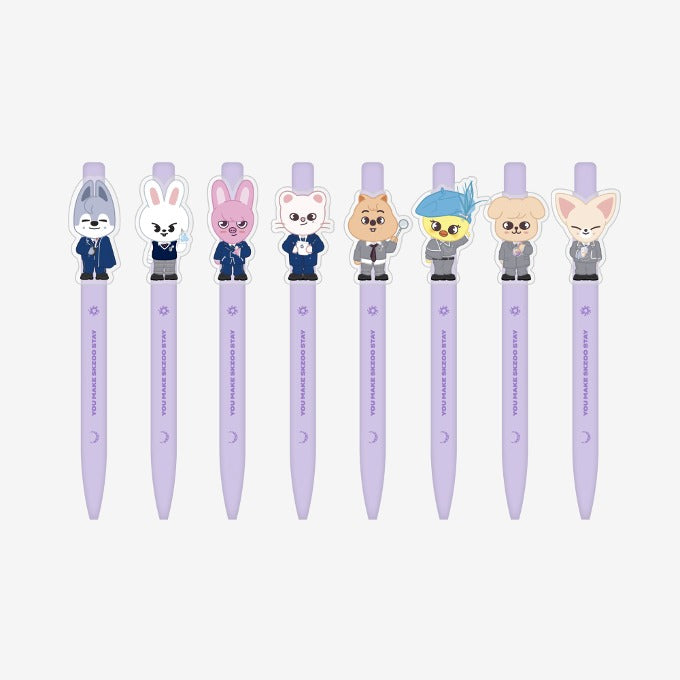 Stray Kids 4th Fanmeeting 'SKZ'S MAGIC SCHOOL' Official MD - SKZOO Character Gel Pen