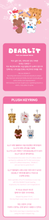Load image into Gallery viewer, ILLIT 2nd Anniversary Official MD - DEARLIT Plush Keyring
