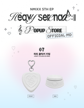 Load image into Gallery viewer, NMIXX 5th EP 'Heavy Serenade' Pop-up Store Official MD - Heart Clicker Keyring
