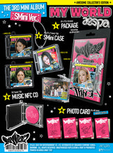 Load image into Gallery viewer, aespa 3rd Mini Album &#39;MY WORLD&#39; (SMini Ver.)
