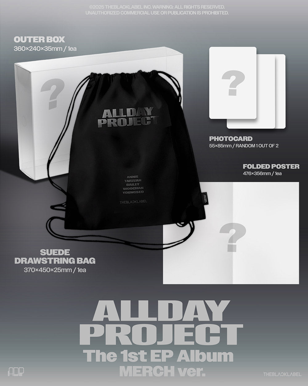 [PREORDER] ALLDAY PROJECT 1st Mini Album 'ALLDAY PROJECT' (Merch Ver.)