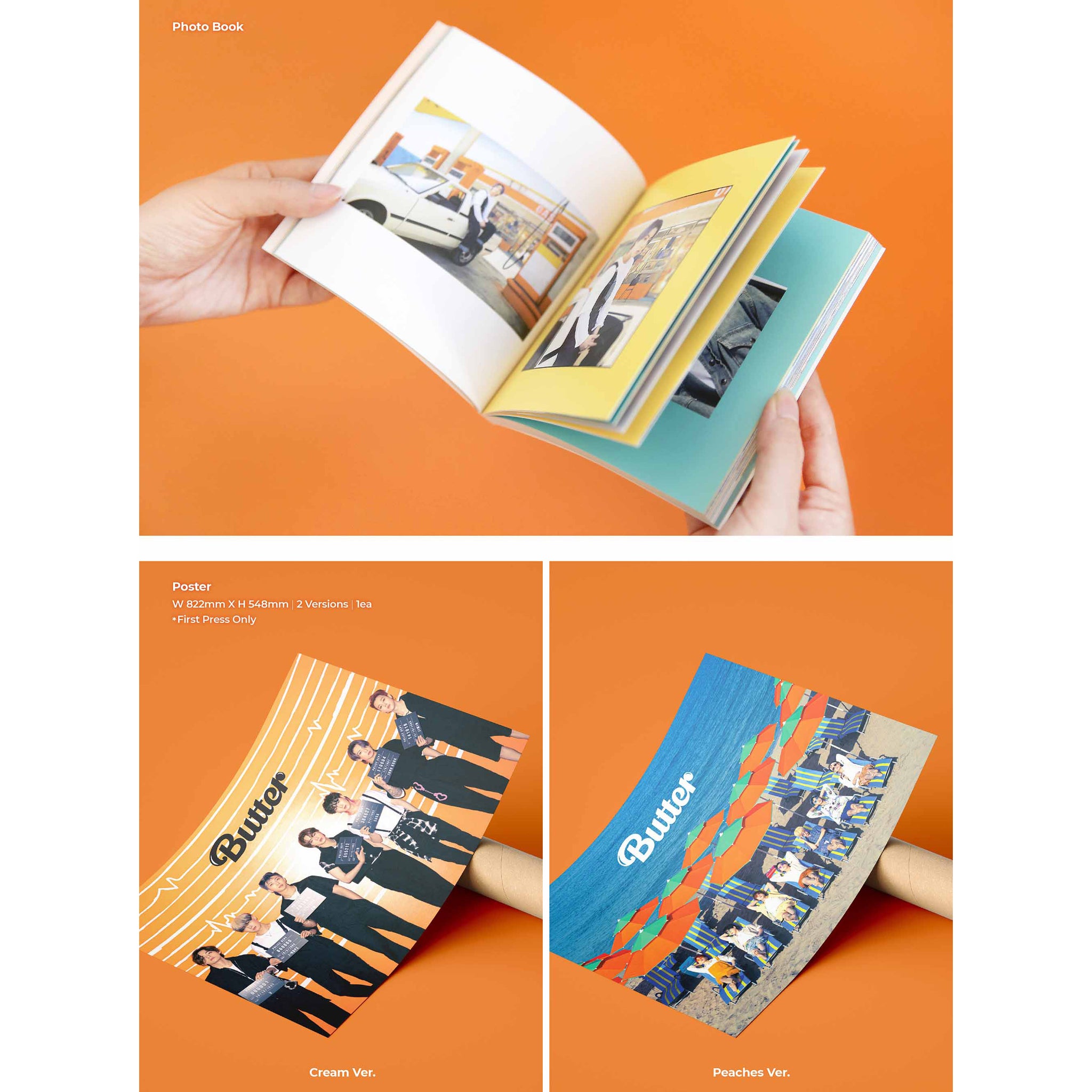 Butter【Peaches Ver.】 BTS Single Album - Butter – Choice Music LA