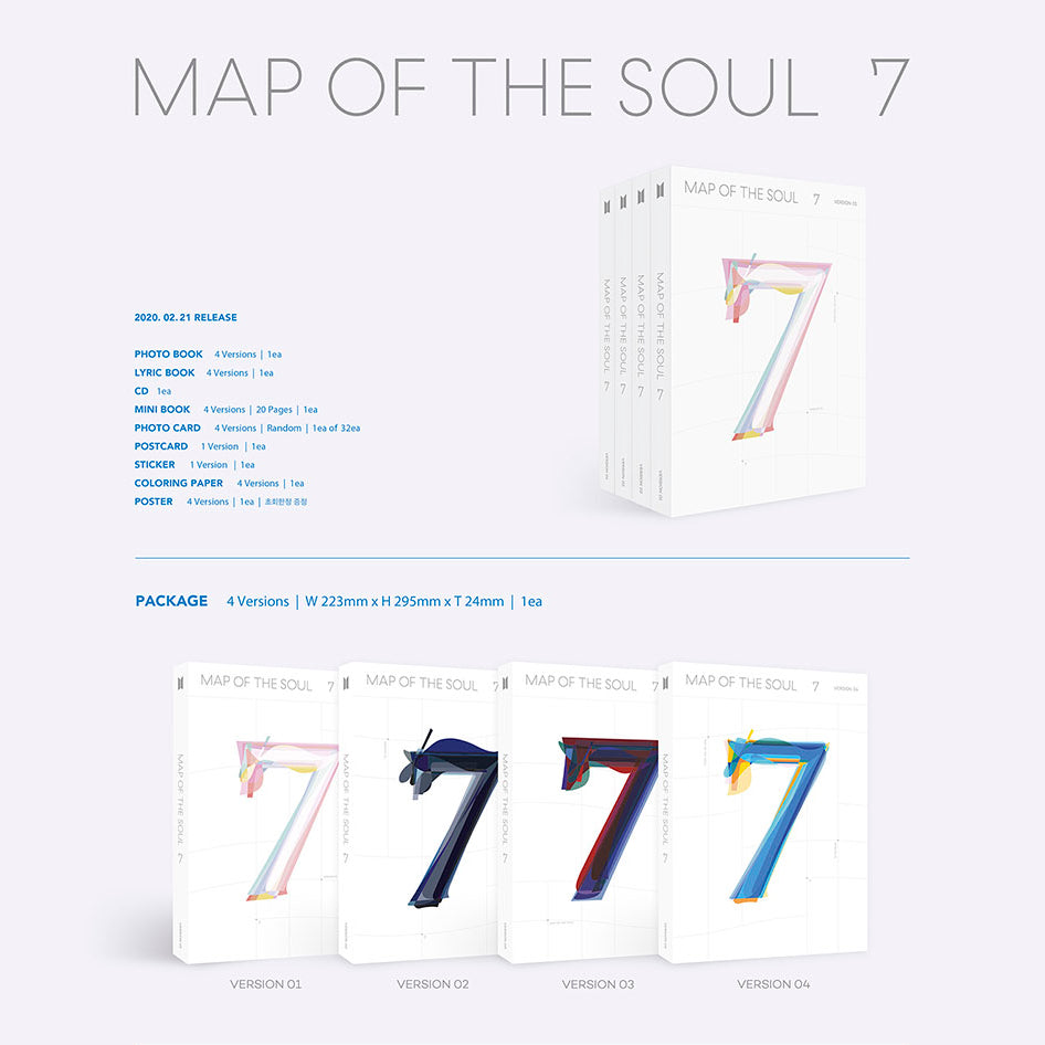 BTS 4th Full Album 'Map of the Soul: 7' – K-POP BAZAAR