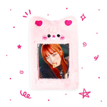 Load image into Gallery viewer, Fluffy Photocard Holder Keyring
