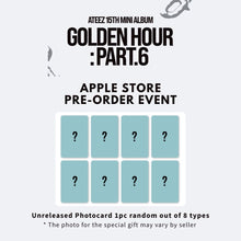 Load image into Gallery viewer, [PREORDER] ATEEZ 15th Mini Album 'GOLDEN HOUR : Part.6' (Digipack Ver.) + Store Benefit
