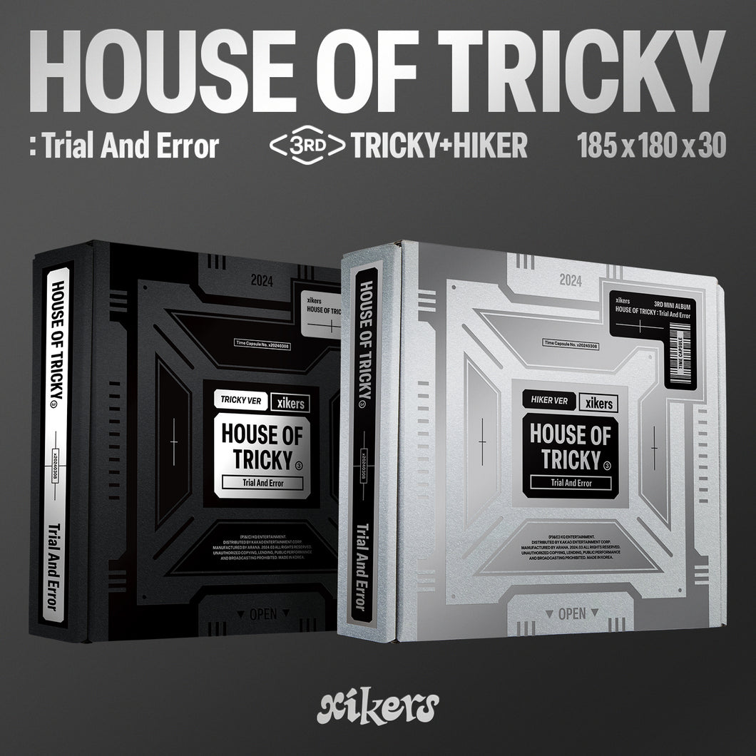 [PREORDER] xikers 3rd Mini Album 'HOUSE OF TRICKY : Trial And Error'