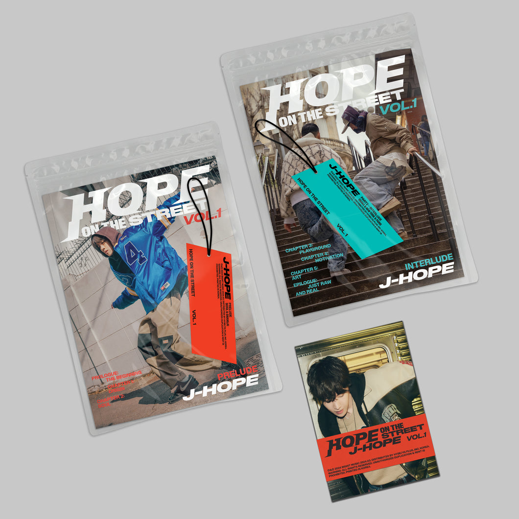 J-HOPE Special Album 'HOPE ON THE STREET VOL.1' (2SET + Weverse Albums Ver.)