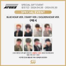 Load image into Gallery viewer, [PREORDER] ATEEZ 10th Mini Album &#39;GOLDEN HOUR : Part.1&#39; - Soundwave Benefit
