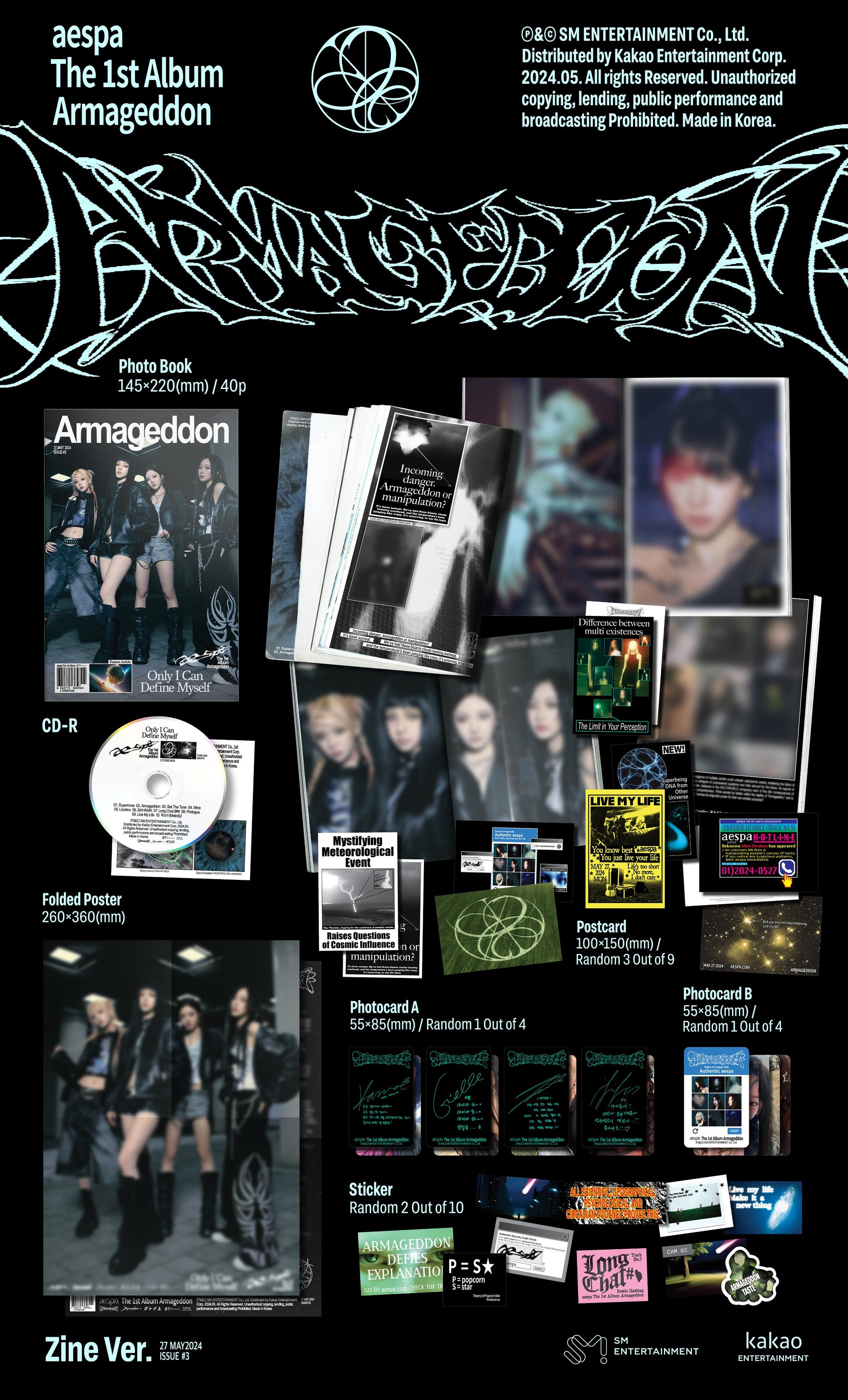 aespa 1st Full Album 'Armageddon' (Zine Ver.) – K-POP BAZAAR