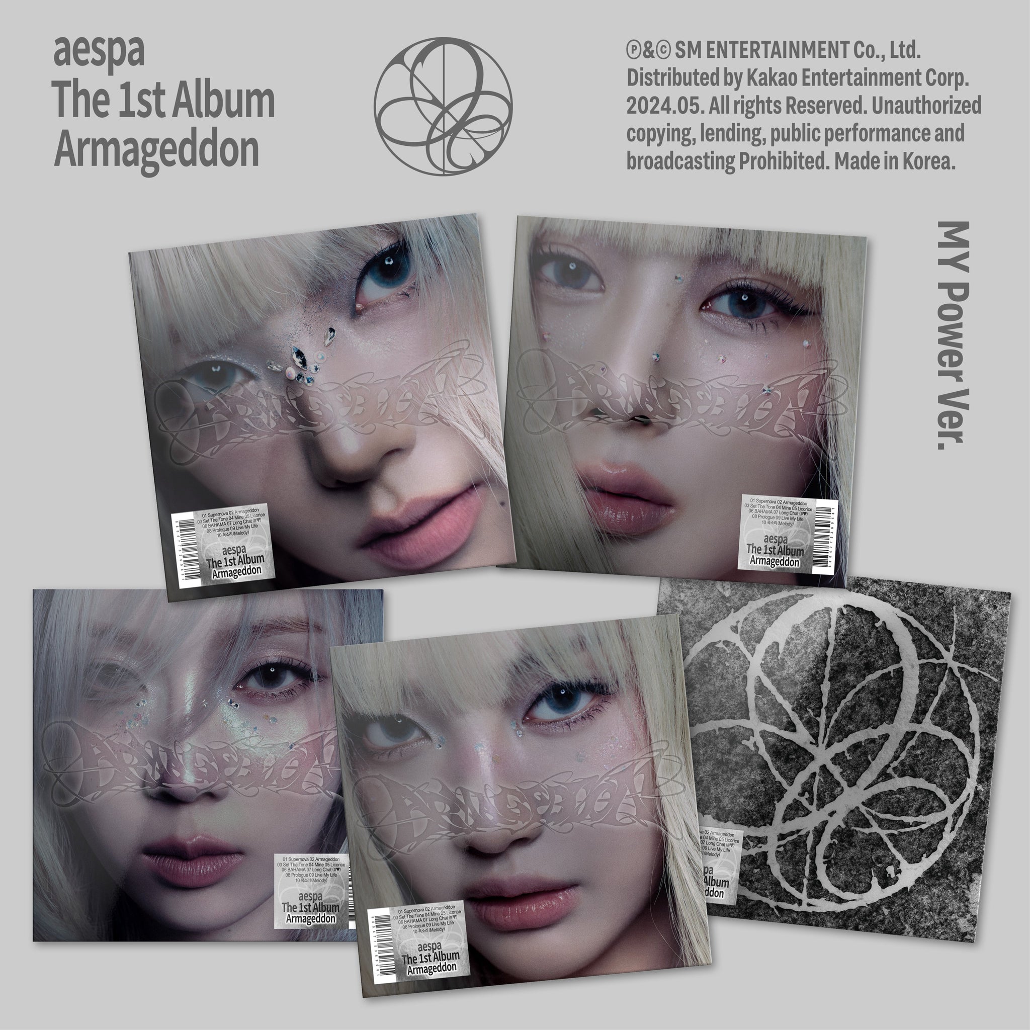 aespa 1st Full Album 'Armageddon' (MY Power Ver.) – K-POP BAZAAR
