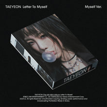 Load image into Gallery viewer, TAEYEON 6th Mini Album &#39;Letter To Myself&#39; (Myself Ver.)

