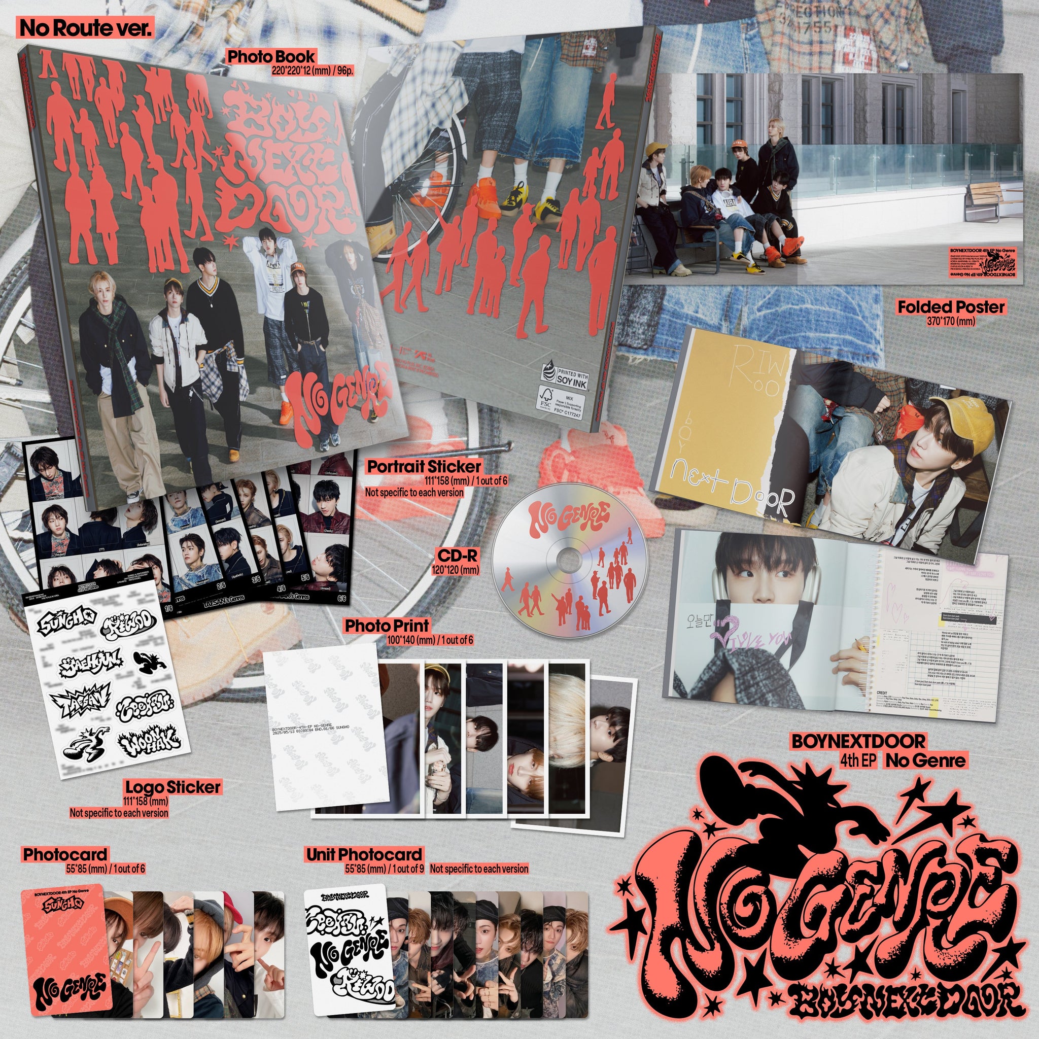 PREORDER] BOYNEXTDOOR 4th EP 'No Genre' + Weverse Shop