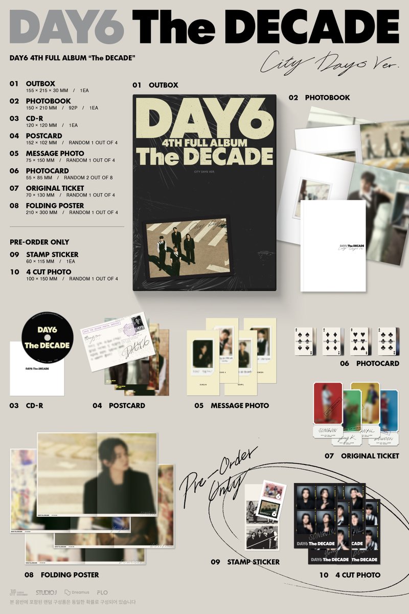DAY6 4th Full Album 'The DECADE' – K-POP BAZAAR