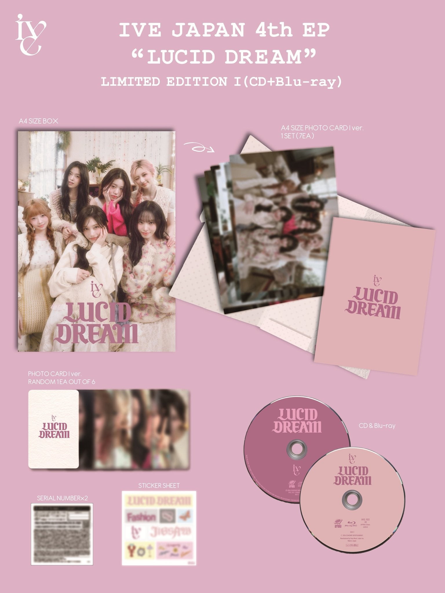 IVE Japan 4th Mini Album 'LUCID DREAM' (Limited Edition) – K-POP