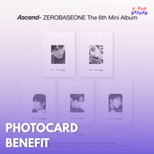 Load image into Gallery viewer, ZEROBASEONE 6th Mini Album 'Ascend-' (11 Ver.) + Store Benefit
