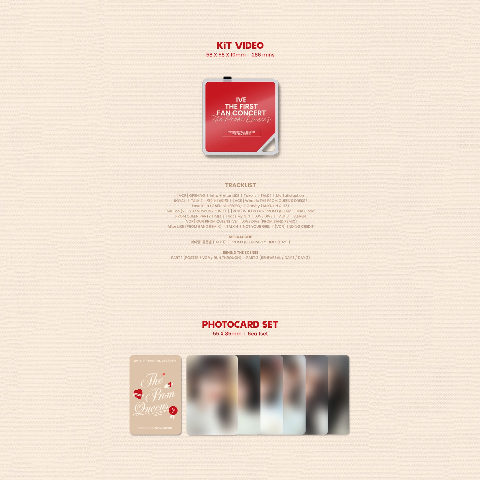 IVE - THE FIRST FAN CONCERT [The Prom Queens] KiT VIDEO – K
