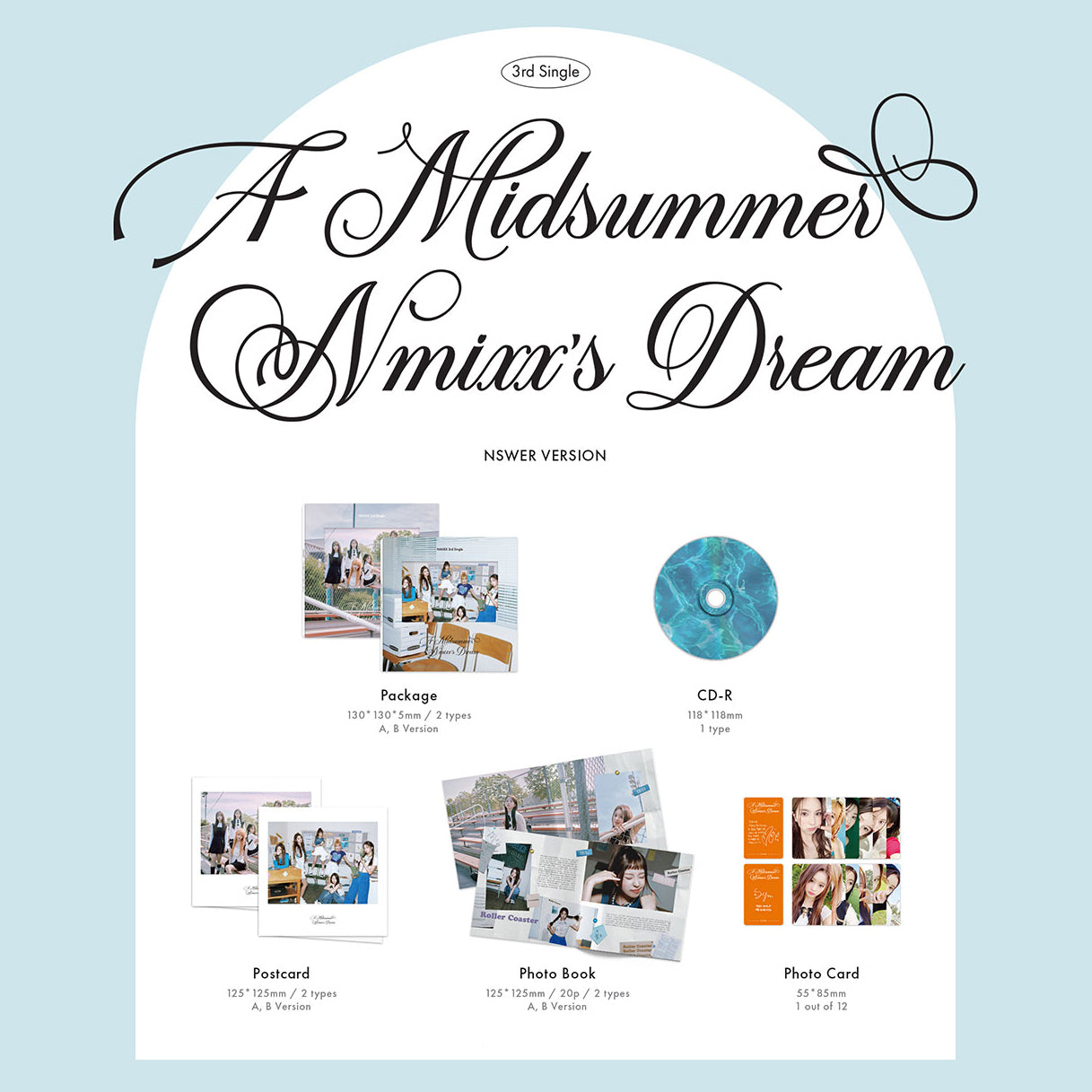 NMIXX 3rd Single Album 'A Midsummer NMIXX's Dream' (NSWER ver