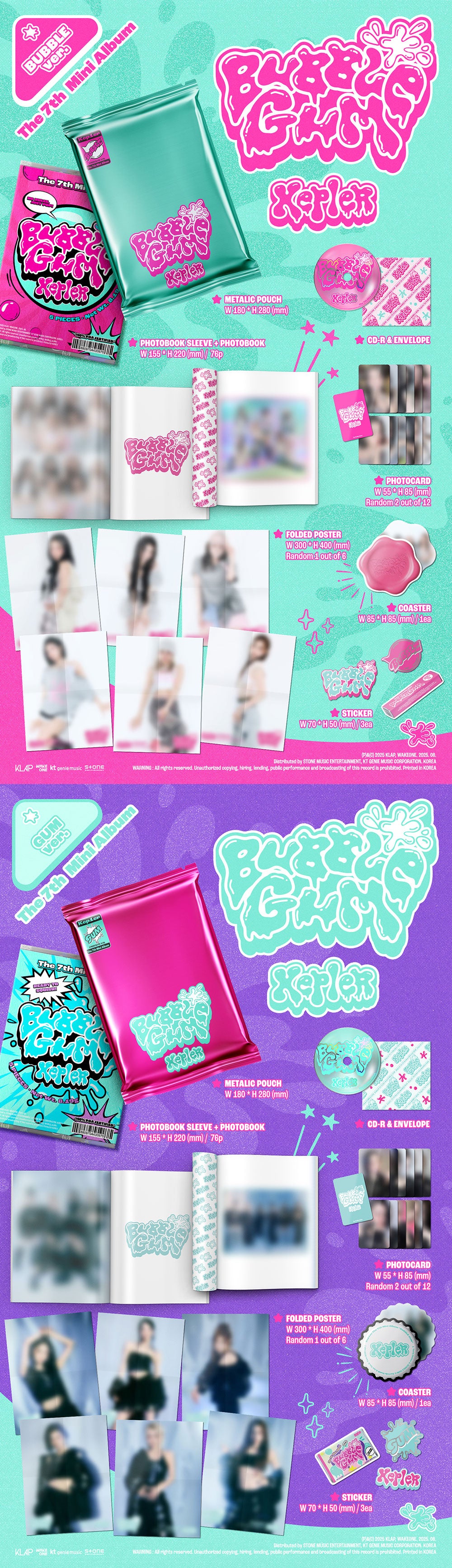 Kep1er 7th Mini Album 'BUBBLE GUM' (Photobook Ver.) – K-POP BAZAAR