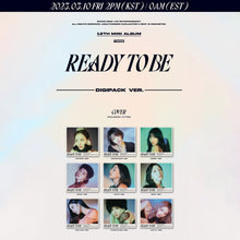 Load image into Gallery viewer, TWICE 12th Mini Album &#39;READY TO BE&#39; (Digipack Ver.)
