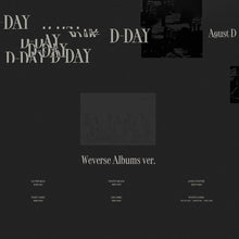 Load image into Gallery viewer, Agust D (BTS Suga) 1st Solo Album &#39;D-DAY&#39; (Weverse Albums ver.)
