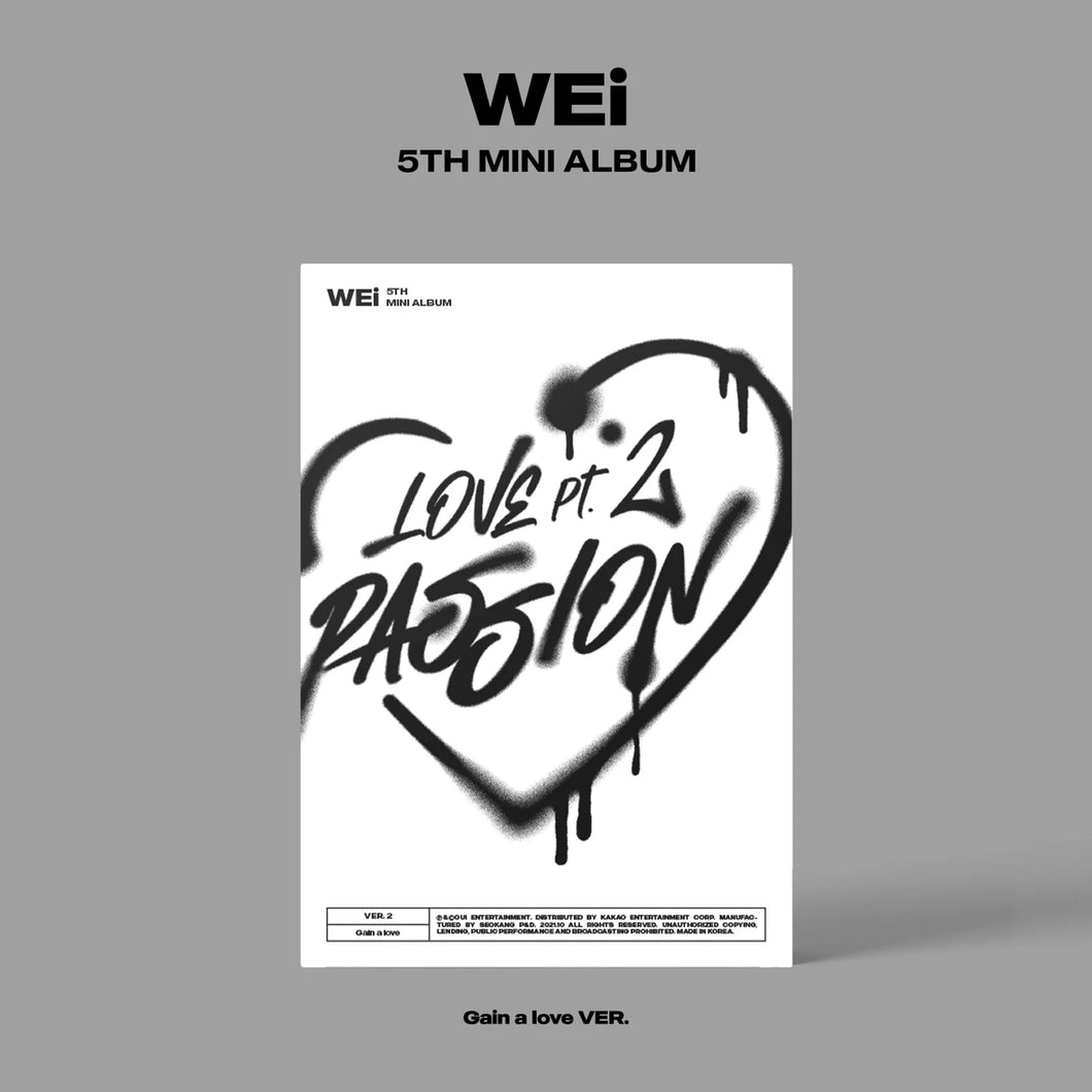WEi 5th Mini Album 'Love Pt.2 : Passion'