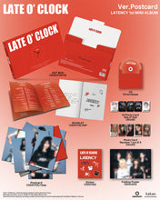 Load image into Gallery viewer, [PREORDER] LATENCY 1st Mini Album 'LATE O’ CLOCK' (Postcard Ver.)
