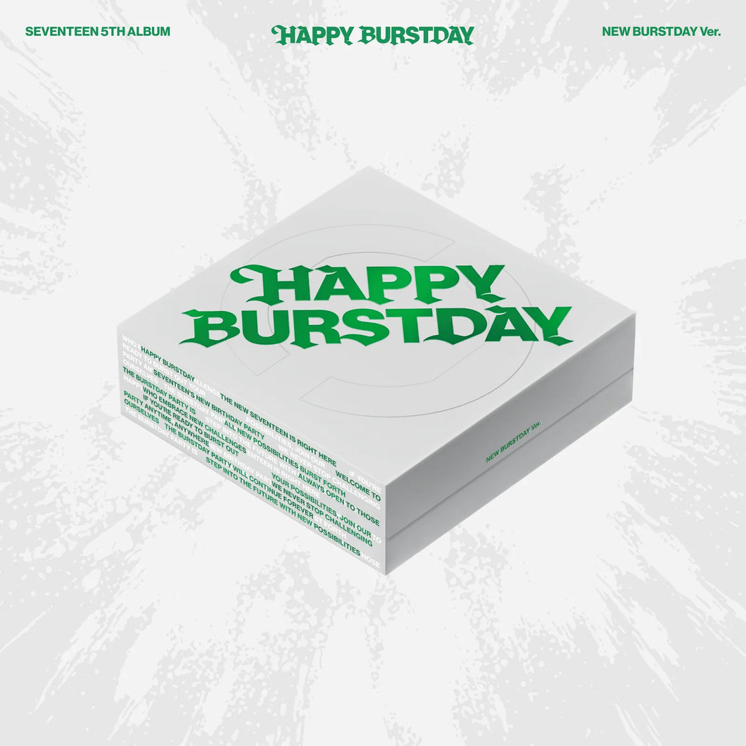 SEVENTEEN 5th Album 'HAPPY BURSTDAY' (DAMAGED)
