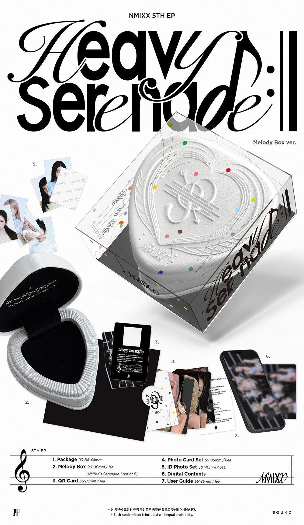 NMIXX CDセット NMIXX 5th Mini Album 'Heavy Serenade' (Melody Box Ver.) – K-POP BAZAAR