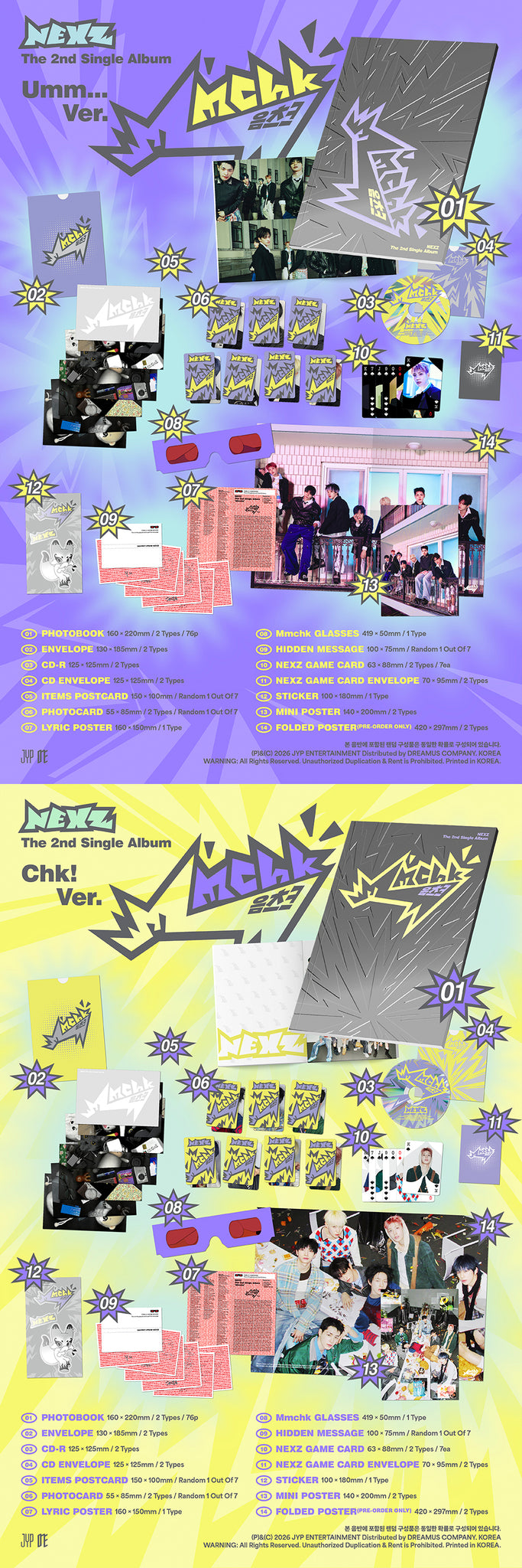 NEXZ 2nd Single Album 'Mmchk' – K-POP BAZAAR