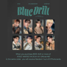 Load image into Gallery viewer, [PREORDER] ATEEZ 8th Anniversary Exhibition 'BLUE DRIFT' Official MD - Mini Pouch
