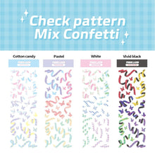Load image into Gallery viewer, Promland Sticker - Check Pattern Mix Confetti
