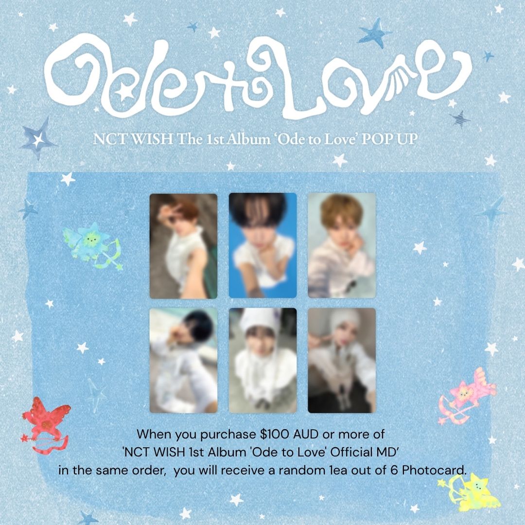 NCT WISH 1st Album 'Ode to Love' Official MD - Zip Up Hoodie Set
