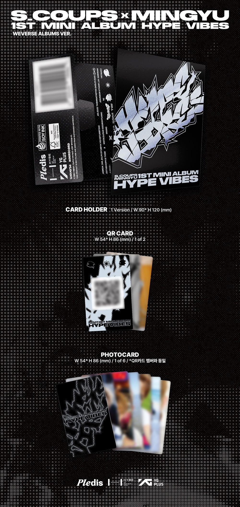 S.COUPS x MINGYU 1st Mini Album 'HYPE VIBES' (Weverse Album Ver