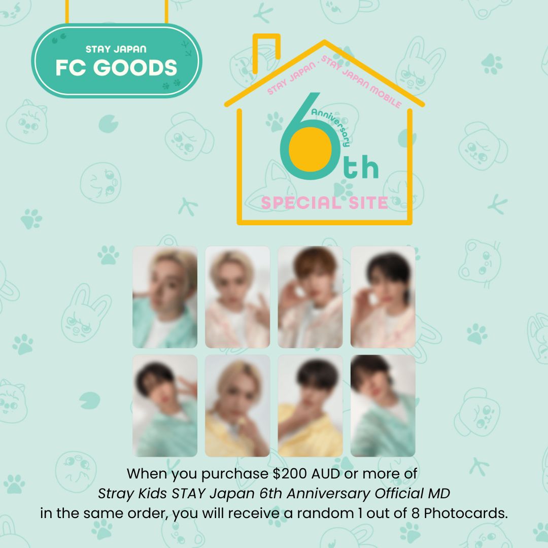 Stray Kids STAY Japan FC 6th Anniversary Official MD - SKZOO