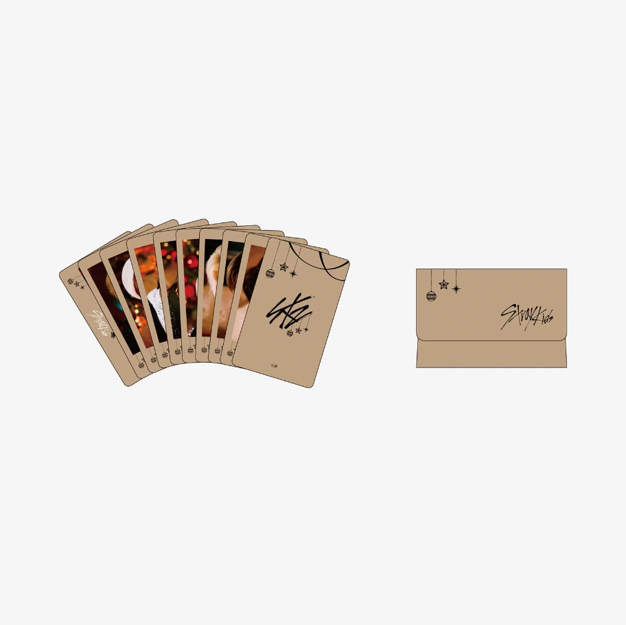 Stray Kids Xmas Pop-up Store 2023 OFFICIAL GOODS (2nd Release) - Photocard Set (9 Pieces) 【B Type】
